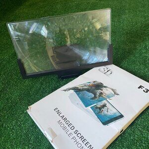 F3 Enlarged Screen Magnified Mobile Phone Screen Universal  3D Mount Stand Black